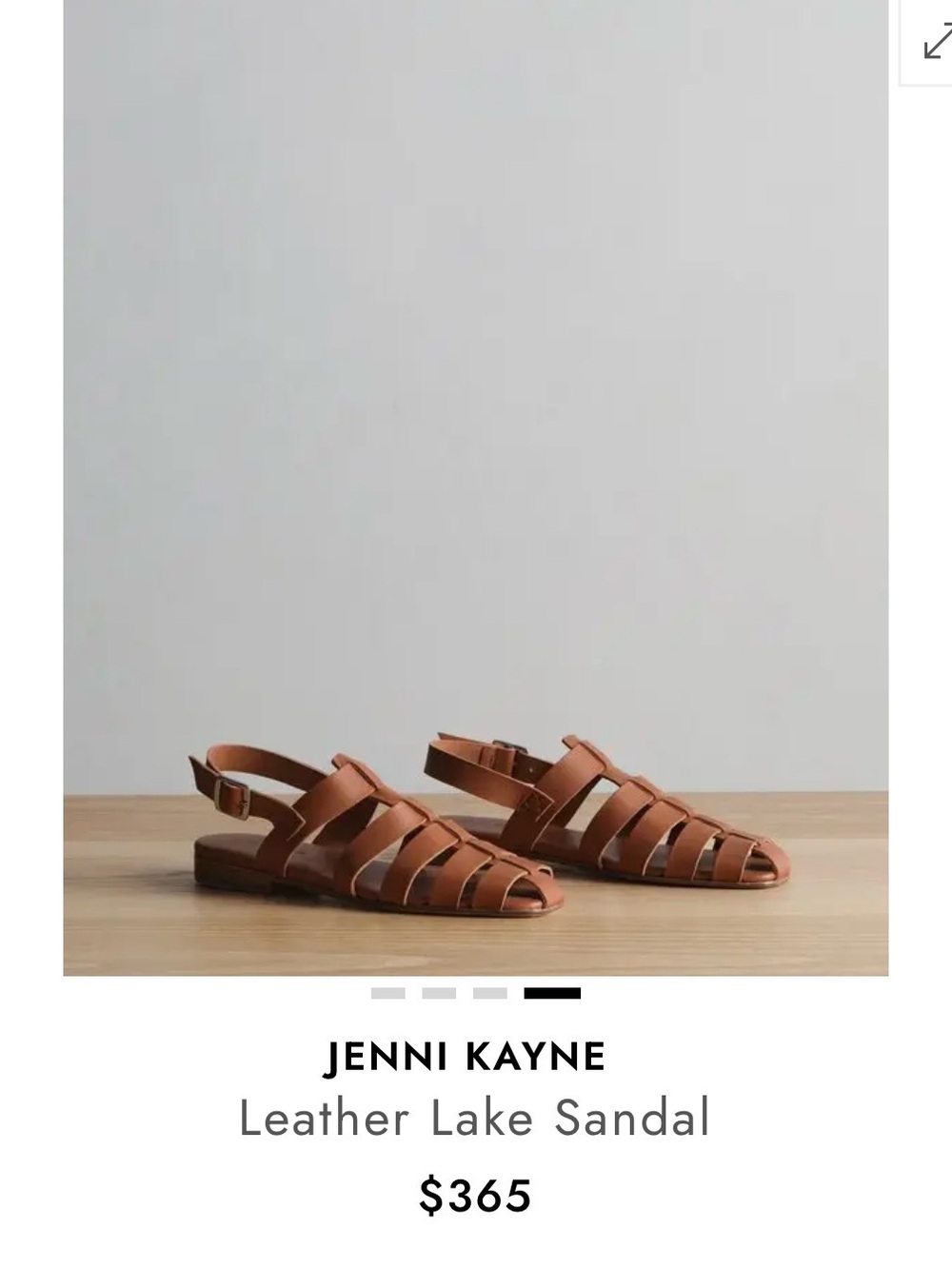 JENNI KAYNE
Leather Lake Sandal